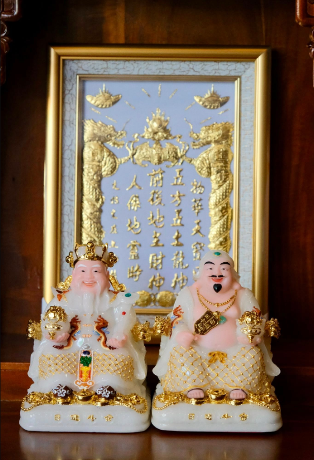 Bản Văn Thần Chú Khai Quang Điểm Nhãn Tượng Thần Tài Thổ Địa